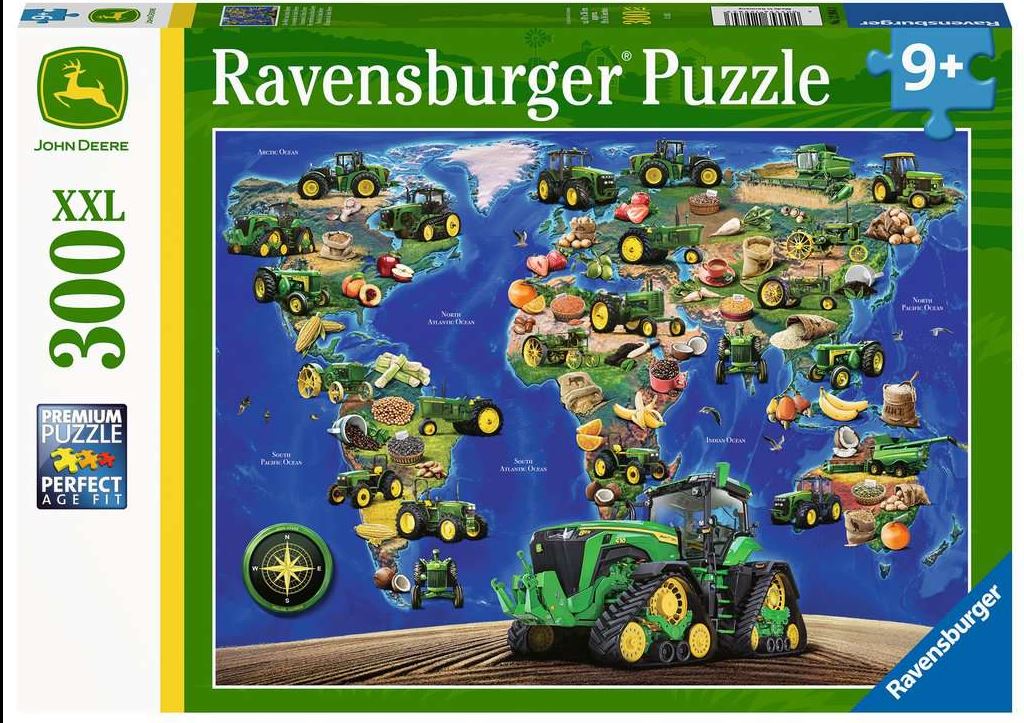 RAVENSBURGER CASSE-TÊTE 300 LARGES PIÈCES - LE MONDE DE JOHN DEERE #12984