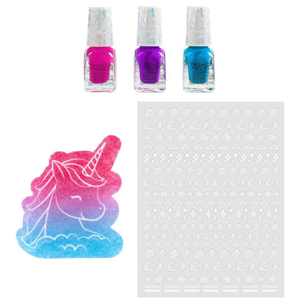 FASHION ANGELS - KIT DE CRÉATION D'ONGLES LICORNE