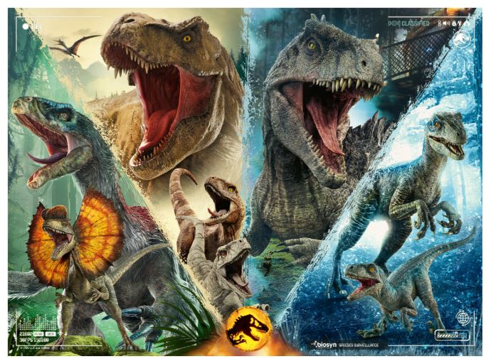 RAVENSBURGER CASSE-TÊTE 100 PIÈCES - LES ESPÈCES DE DINOSAURES - JURASSIC WORLD 3 #13341