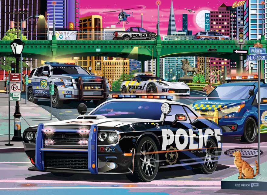 RAVENSBURGER CASSE-TÊTE 150 PIÈCES XXL - LA POLICE EN PATROUILLE #13412