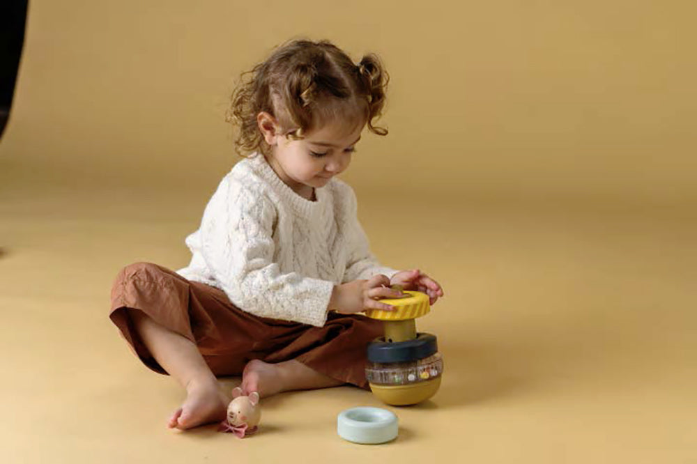 TAF TOYS - OURSON ANNEAUX À EMPILER