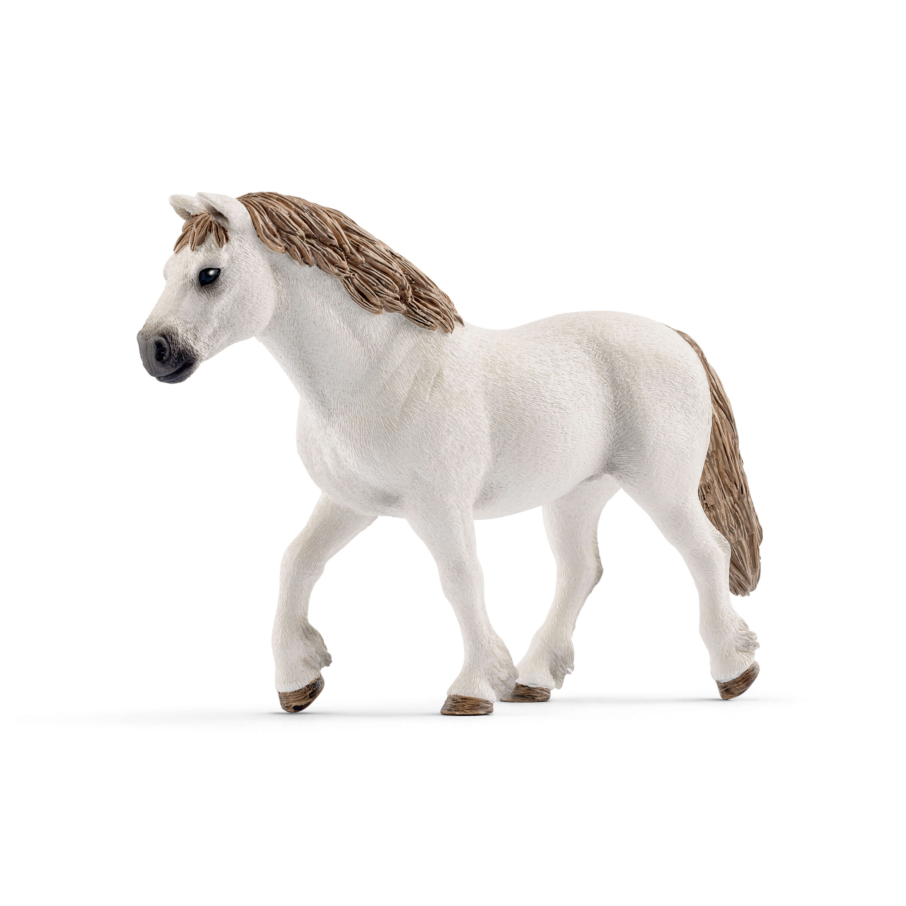 SCHLEICH - PONETTE DE RACE GALLOISE #13872 (CHEVAL BLANC)