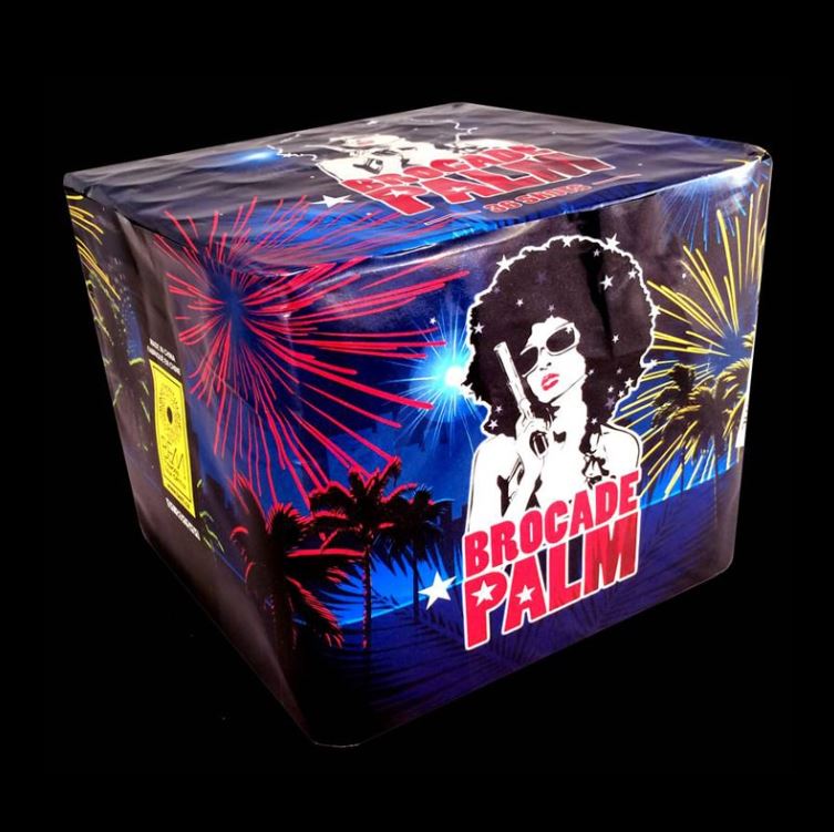 FEUX D'ARTIFICE - BROCADE PALM