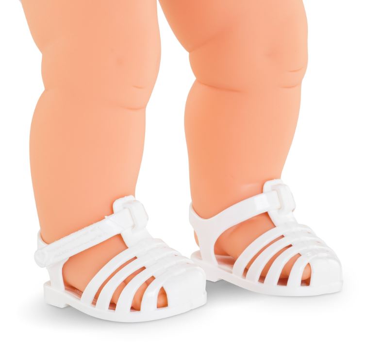 COROLLE - SANDALES BLANCHES POUR POUPÉE 14" (36CM)