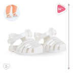 COROLLE - SANDALES BLANCHES POUR POUPÉE 14" (36CM)