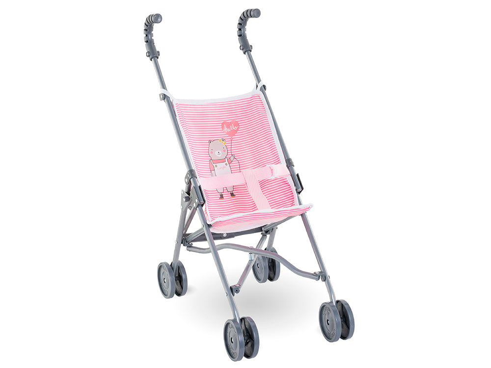 COROLLE - POUSSETTE CANNE ROSE POUR POUPON 36/42/52 CM