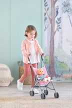 COROLLE - POUSSETTE CANNE ROSE POUR POUPON 36/42/52 CM
