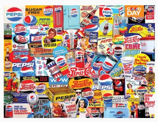 WHITE MOUNTAIN CASSE-TÊTE 500 PIÈCES (LARGES PIÈCES) - PEPSI #1432