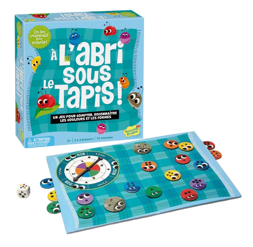 JEU À L'ABRI SOUS LE TAPIS !