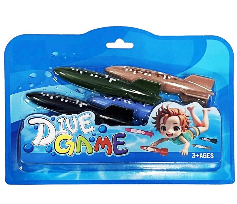 ENSEMBLE DE 4 MISSILES DE PLONGÉE