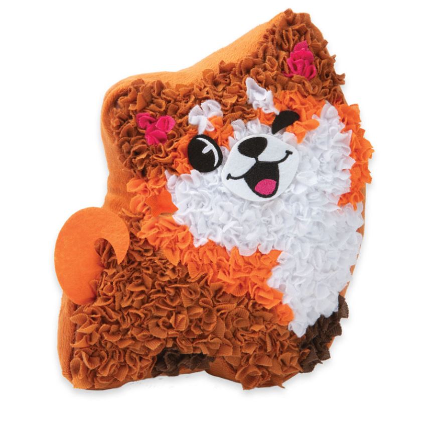 PLUSHCRAFT OREILLER JOYEUX CHIEN OU CUPCAKE ASST