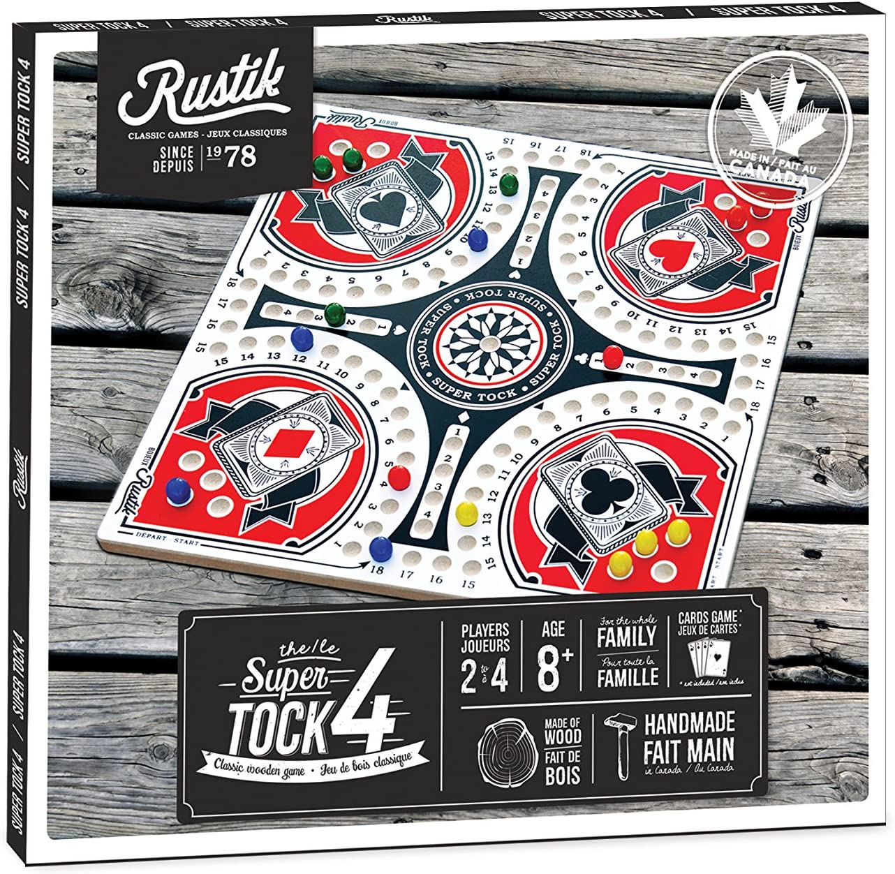 TOCK GAME - 4 PLAYERS 15"