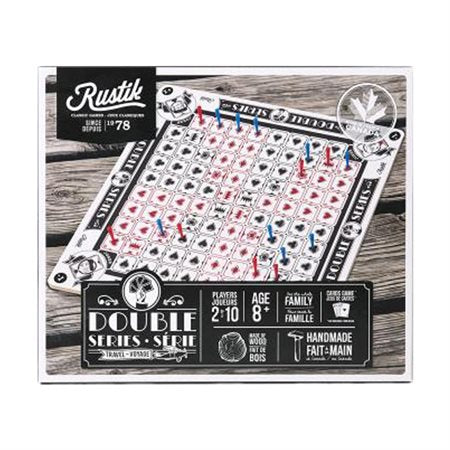 JEU DOUBLE SÉRIES DE VOYAGE EN BOIS - (JEU SÉQUENCE)