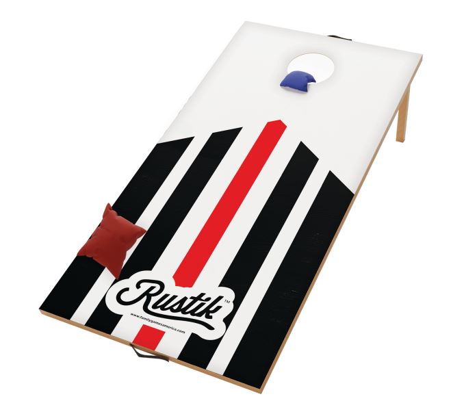 RUSTIK - 1 HOLE BEAN BAG TOSS GAME (CORNHOLE)
