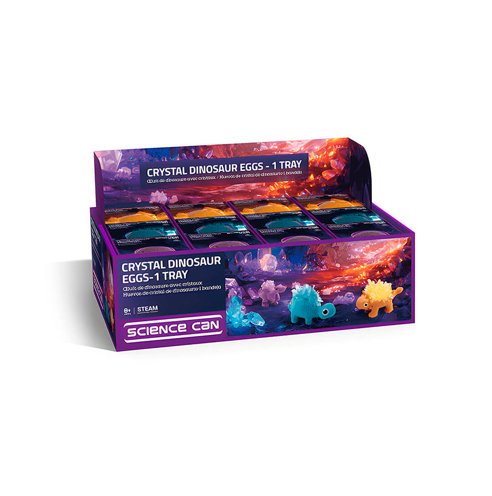 SCIENCE CAN - OEUF DE DINOSAURE EN CRISTAL ASST
