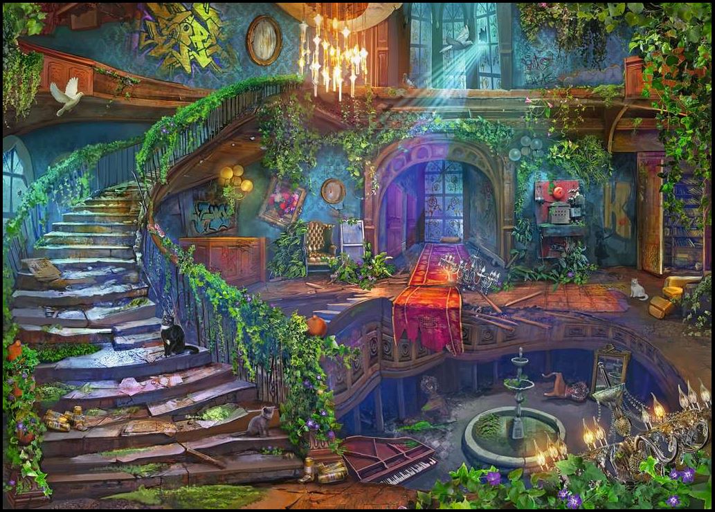 RAVENSBURGER CASSE-TÊTE 1000 PIÈCES - LIEUX ABANDONNÉS - HÔTEL VACANT #12000486