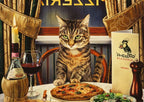 RAVENSBURGER CASSE-TÊTE 300 LARGES PIÈCES ADULTE - DÎNER POUR UN (CHAT) #16936