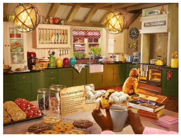 RAVENSBURGER CASSE-TÊTE 750 LARGES PIÈCES - CHARMANTE CUISINE #16942