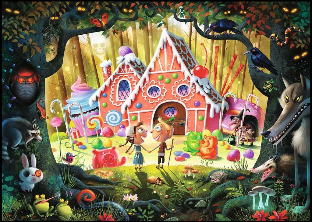 RAVENSBURGER CASSE-TÊTE 1000 PIÈCES - HANSEL ET GRETEL, ATTENTION ! #16950