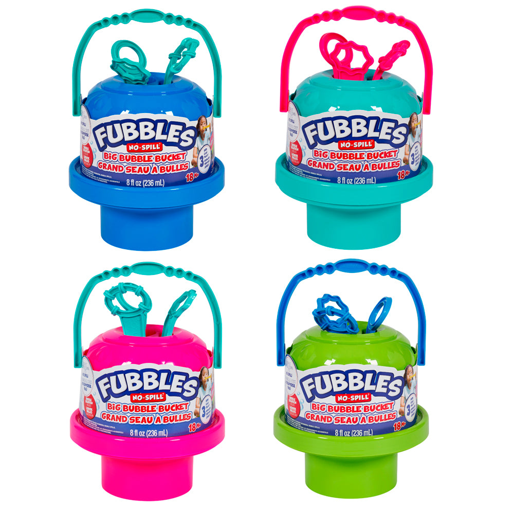 FUBBLES - GRAND SEAU À BULLES ASST