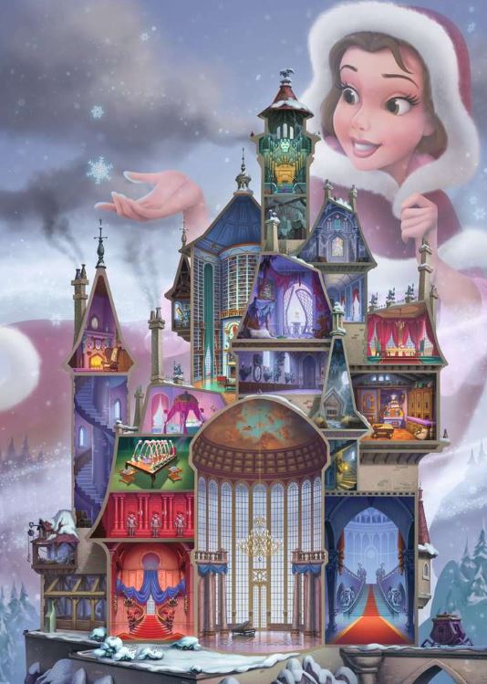 RAVENSBURGER CASSE-TÊTE 1000 PIÈCES - DISNEY CASTLES - BELLE #17334