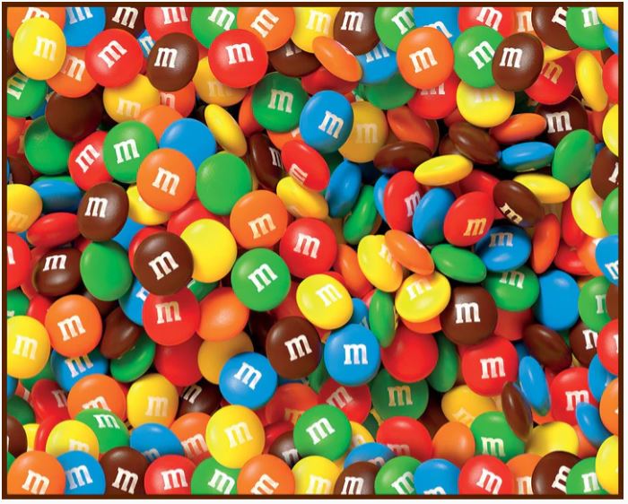 WHITE MOUNTAIN CASSE-TÊTE 1000 PIÈCES (LARGES PIÈCES) - M&M'S #1942