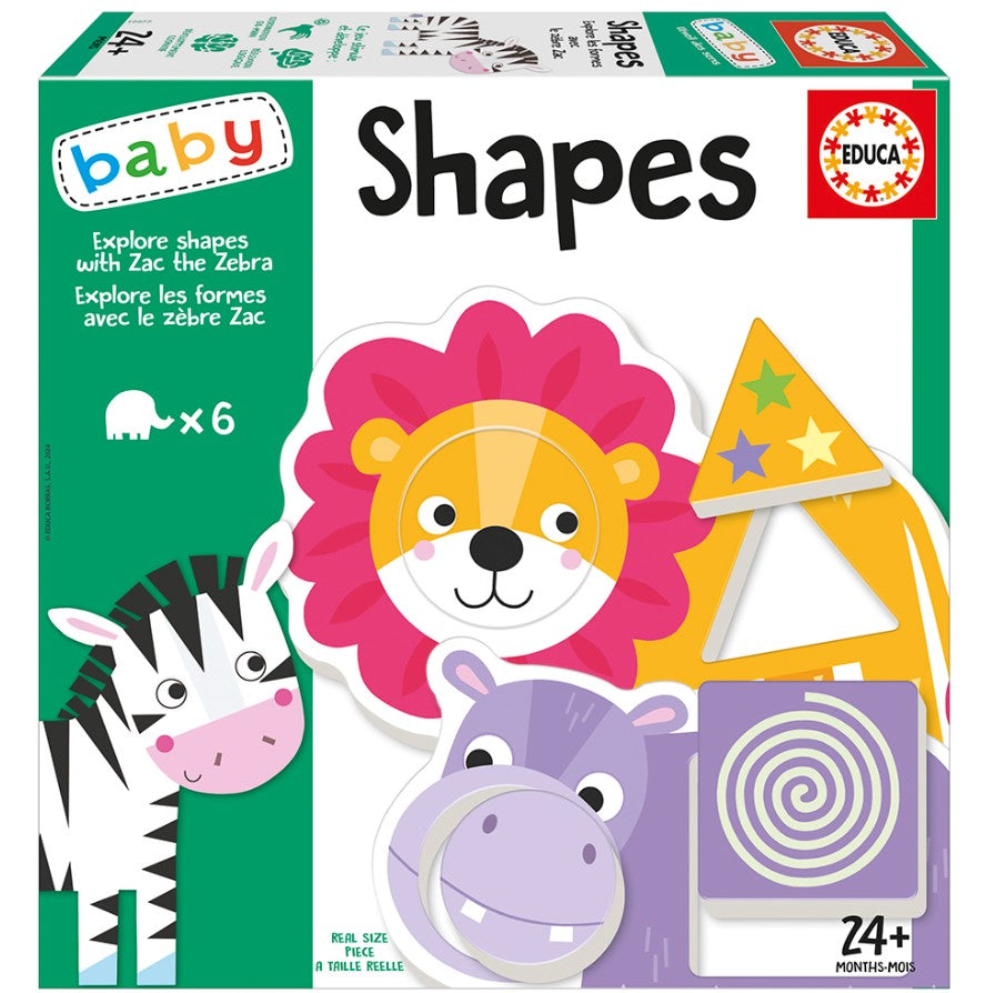 EDUCA - JEU BABY EXPLORE LES FORMES AVEC ZAC LE ZÈBRE
