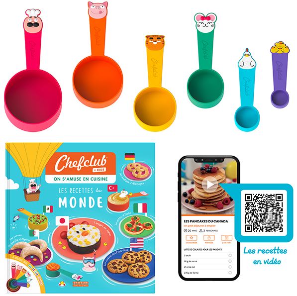 CHEFCLUB - COFFRET : LES RECETTES DU MONDE