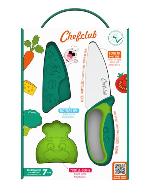 CHEFCLUB KIDS - LE COUTEAU DU CHEF - VERT