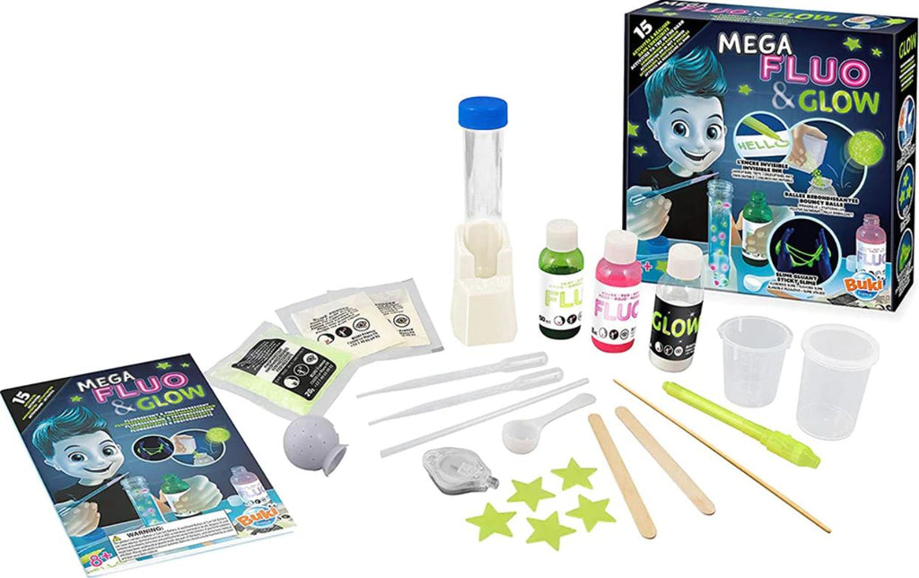 BUKI FRANCE - MEGA FLUO & GLOW 15 ACTIVITIES