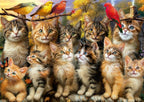 EDUCA JIGSAW PUZZLE 500 PIECES - KITTENS AND BIRDS #20241