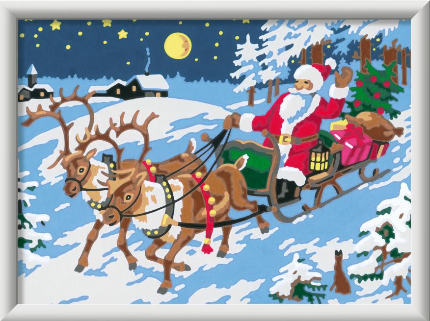 RAVENSBURGER CREART PAINT BY NUMBER - THE NIGHT BEFORE CHRISTMAS