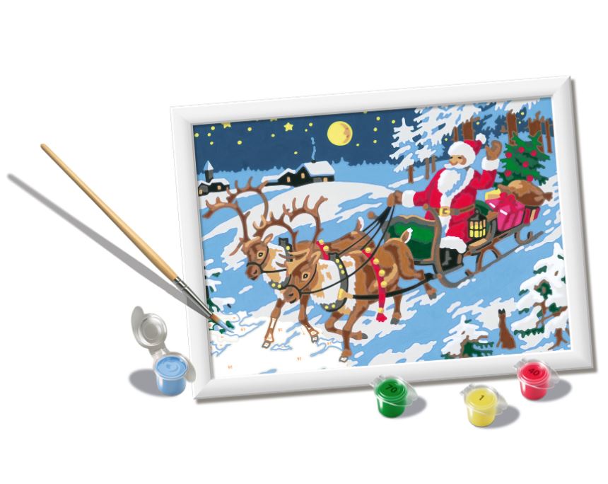 RAVENSBURGER CREART PAINT BY NUMBER - THE NIGHT BEFORE CHRISTMAS