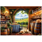 EDUCA PUZZLE 1000 PIECES - CANES ET VINUM #20292