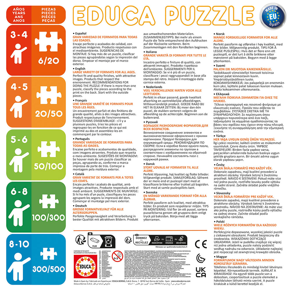 EDUCA CASSE-TÊTES 2X20 PIÈCES - MANCHOTS MIGNONS #20505