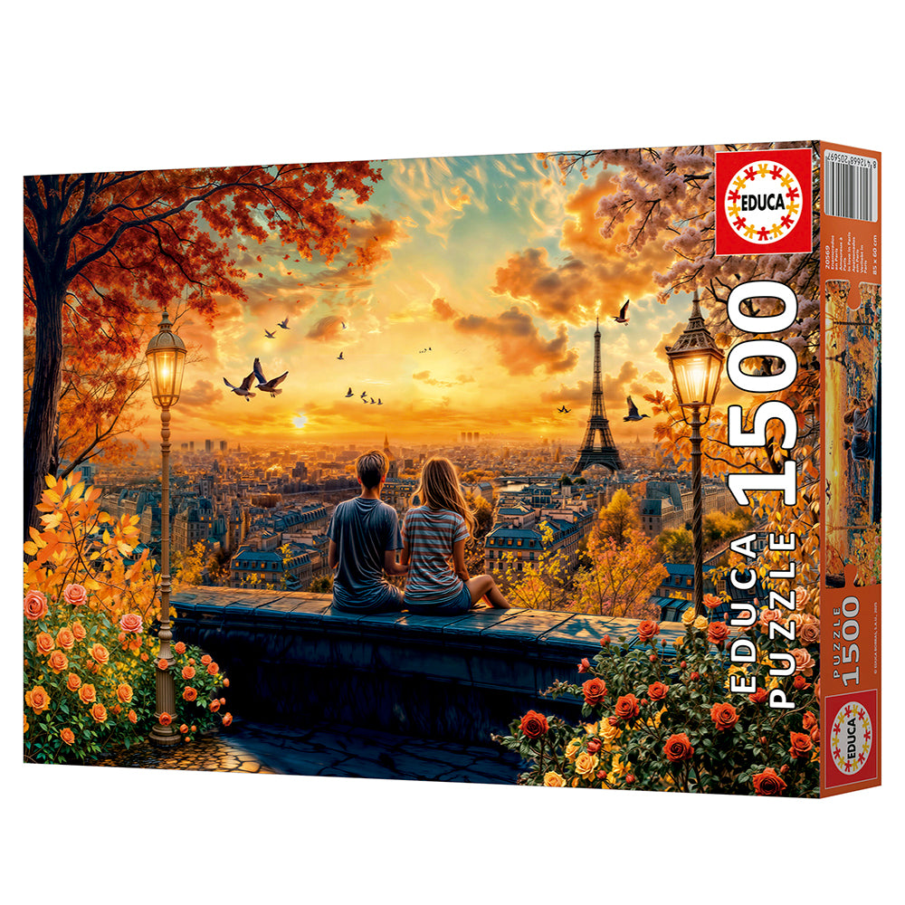 EDUCA JIGSAW PUZZLE 1500 PIECES - LOVERS IN PARIS #20569