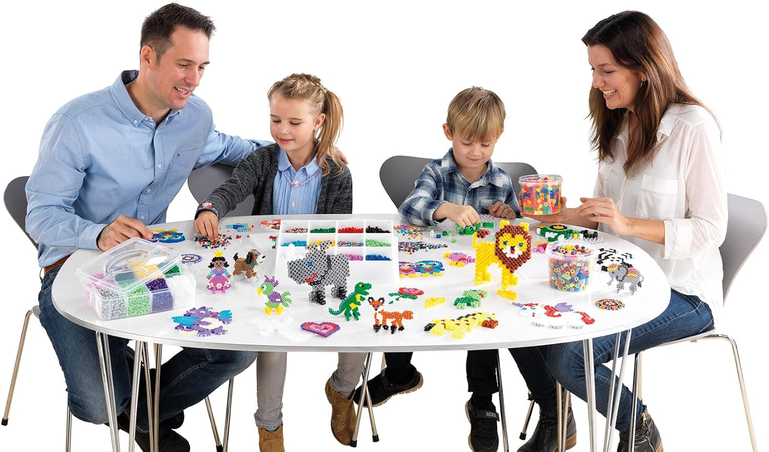 HAMA - 9600 PERLES AVEC BOÎTE DE TRI