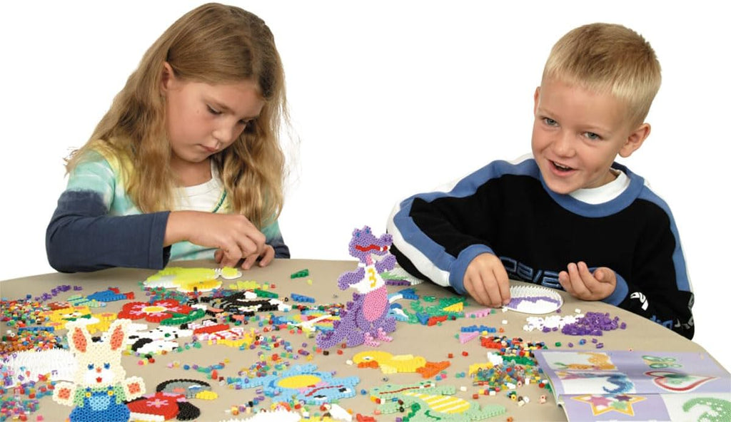 HAMA - 9600 PERLES AVEC BOÎTE DE TRI