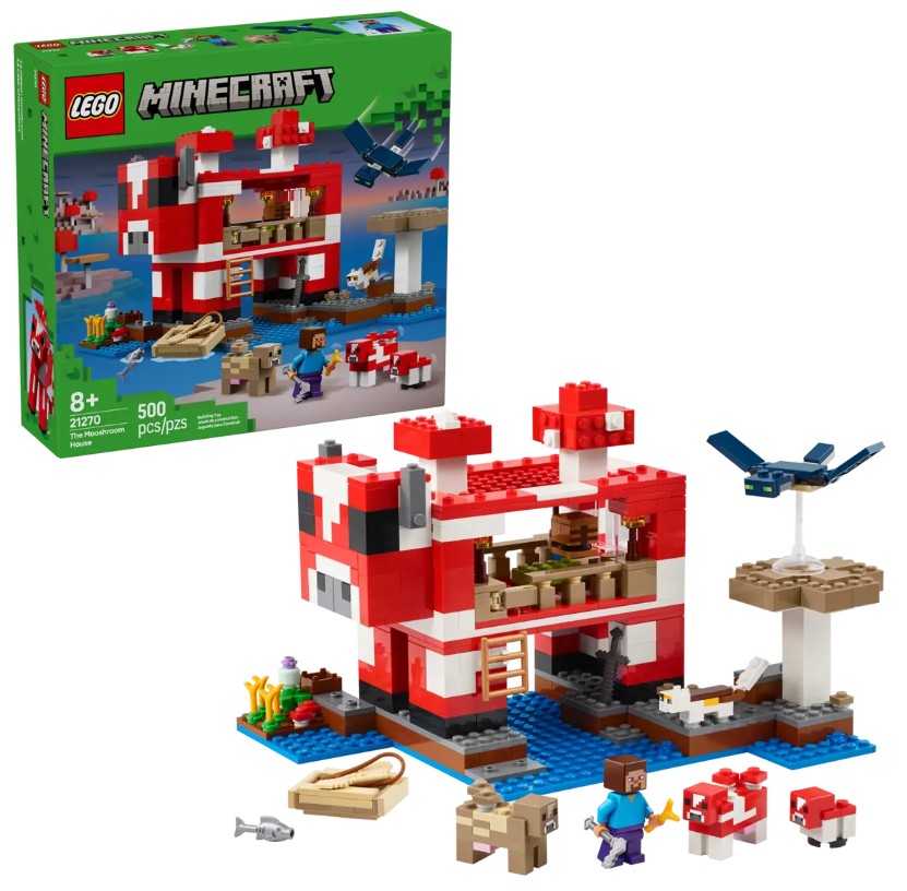 LEGO MINECRAFT - THE MOOSHROOM HOUSE #21270