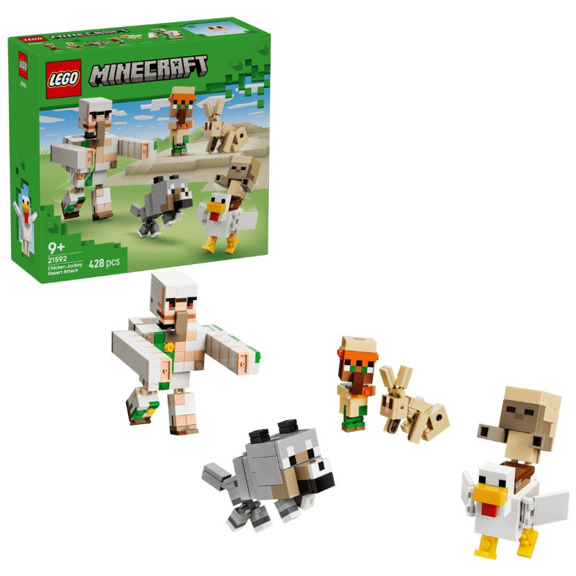 LEGO MINECRAFT - THE RIDDEN CHICKEN DESERT ATTACK #21592