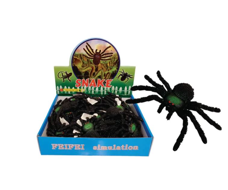 ARAIGNÉE EN CAOUTCHOUC NOIRES