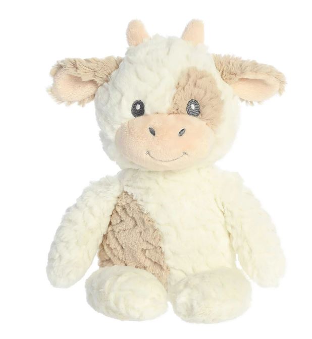 AURORA HUGGY PLUSH - CLOVER COW 13"