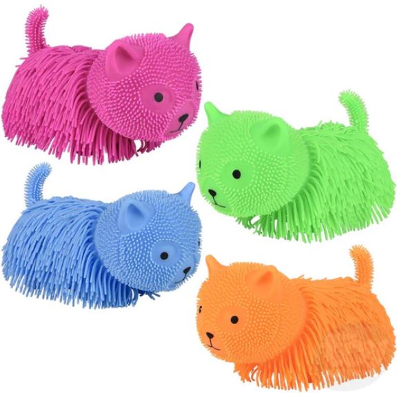 LONG HAIRED KITTEN SQUISHY 24CM ASST