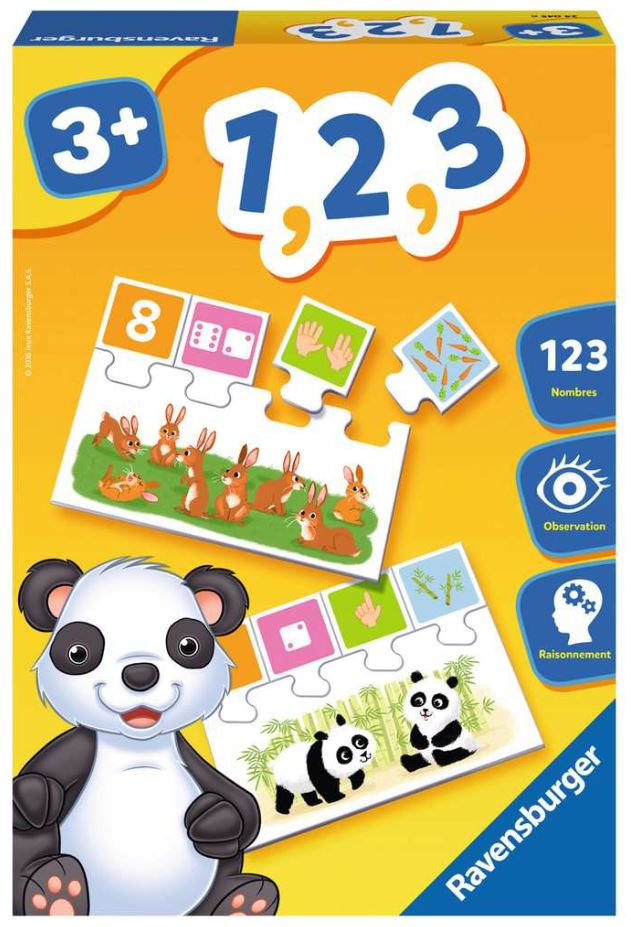 1,2,3 - RAVENSBURGER GAME