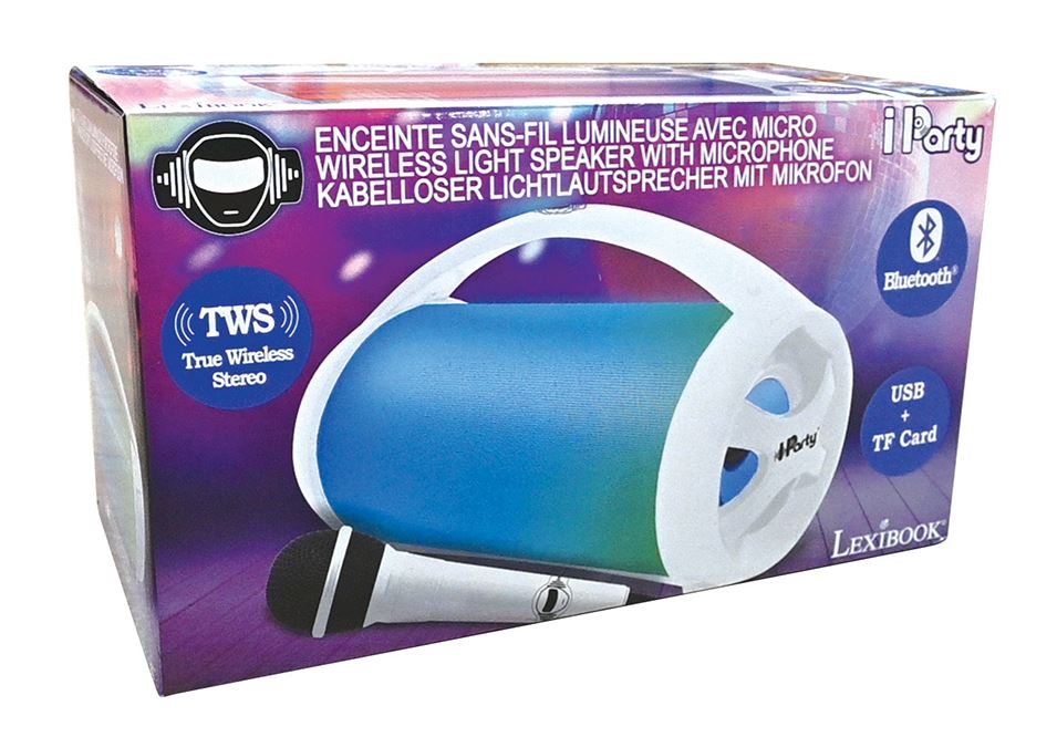 LEXIBOOK - ENCEINTE BLUETOOTH IPARTY