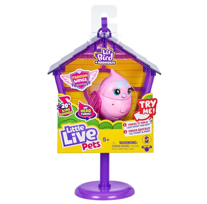 LITTLE LIVE PETS - PRINCESS POLLY BIRD AND BIRD CAGE