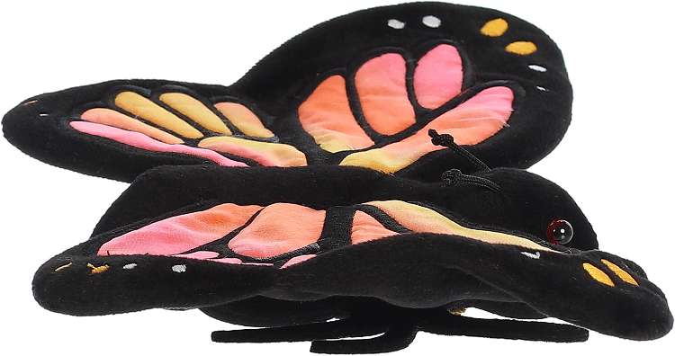 PELUCHE AURORA MIYONI - PAPILLON MONARQUE 13"
