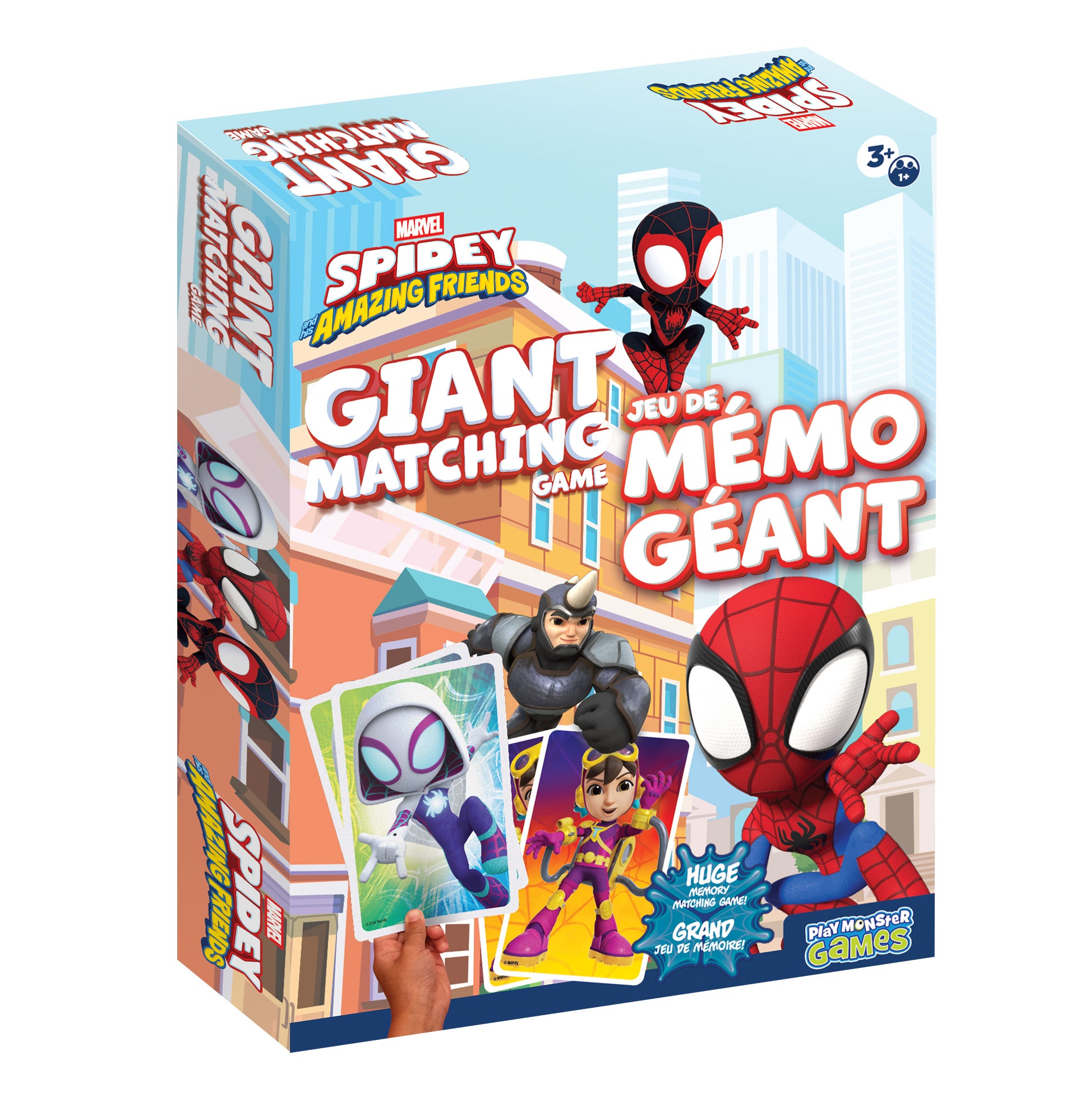 JEU DE MÉMOIRE GÉANT - SPIDEY