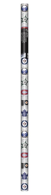 PAPIER EMBALLAGE LNH (HOCKEY) 30" X 5 PIEDS