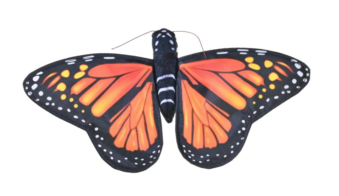 PELUCHE - PAPILLON MONARQUE 7"